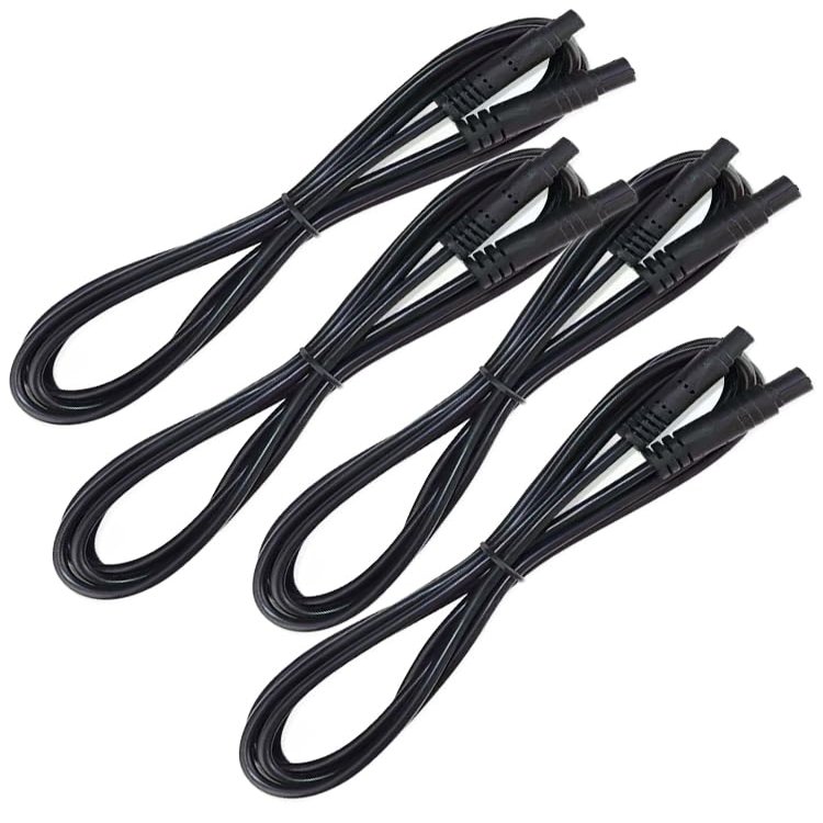2 PCS 78 Inch 4 Pin Rock Light Extension Wire, RGB LED Extension Cable for Trucks Motorcycle Car ATV Neon Accent Strip Lights