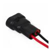 WDPASODYU 4Pcs 9005 9006 Male Female Plugs HB3 HB4 Adapter Wiring Harness Connector Extension Cable(4Pcs Male) view 3