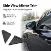 Side View Mirror Triangle Trim, Door Mirror Flag Applique Panel for 2019 2021 - Durable Material, Easy Installation, Weather Exterior Accessory view 2