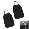 Icyfond 2 PCS Car Kick Mats Seat Back Protectors, Waterproof Kick Mats with Organizer Pockets, Universal Backseat Cover for Kids, Heavy Duty Car Seat Protector for Car, SUV, Minivan, Truck view 1
