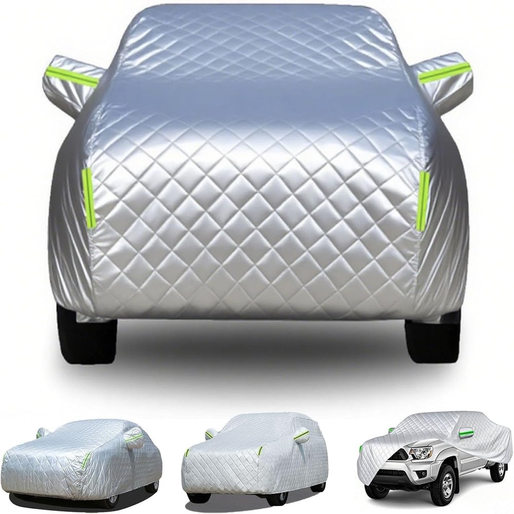 Anti-Hail Car Cover, Hail Blankets for Car Compatible with Mercedes S-Class W112, Heavy-Duty 4-Layer All Weather Cover, Waterproof Snowproof Windproof k983w