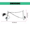 751-842 Power Window Regulator and Motor Assembly Compatible with Chevrolet Camaro 2011-2015 Front Passenger Side view 4