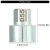 BELOWSYALER Lugs Nut Wheel-Lock Removal Tool for Aftermarket and Factory Wheel Tire Keys,#55 Lugs Socket view 3