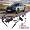 HanOaki Front Left Door Cable Wiring Harness For Jetta For Golf MK5 2006 2010 Direct Replacement 1K0971120BK view 3