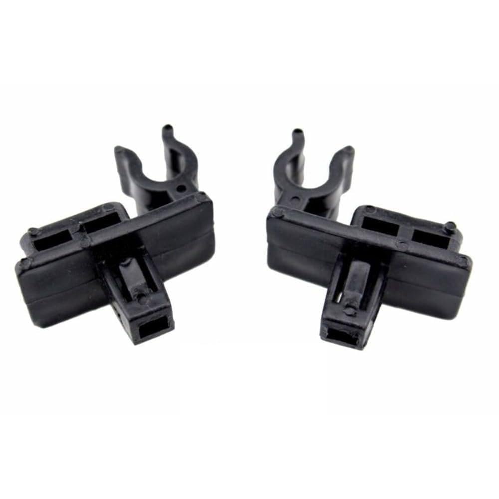 KoiLykke 2X Hood Prop Rod Clamp Clip Retainer TF TFR Trooper, for Holden Rodeo, LUV, for Brava Black Plastic