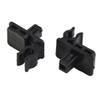 KoiLykke 2X Hood Prop Rod Clamp Clip Retainer TF TFR Trooper, for Holden Rodeo, LUV, for Brava Black Plastic view 2