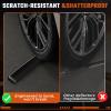 Rain Guards Compatible with Jeep Compass 2017-2026 Black 6 PCS view 4