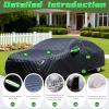Hail Protector Car Cover Compatible with Audi A4, Thickened Cover, Hail Blankets for Car Custom,Snow Dust Protection U43w view 2