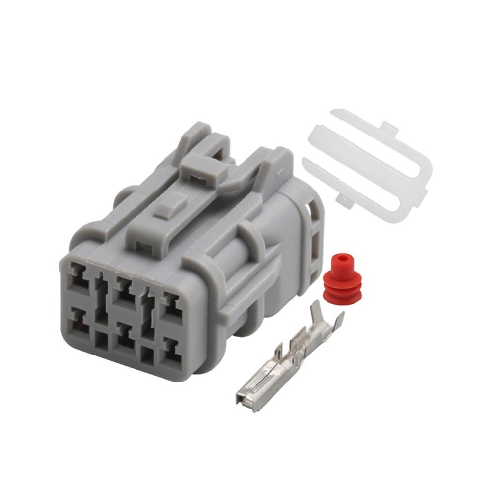 AICNRUT 1sets Dj7061-1.8-11/21 Waterproof Connector 6p 7222-7464-40 7123-7464-40 DJ7061Y-2-11/21 MG640337-5 MG610335-5 AICNRUT(Dark Grey)