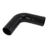 Motoforti 90 Degrees Elbow Coupler Silicone Hose 19mm to 19mm ID 4 Layers Cloth Intercooler Heater Turbocharger Air Intake Pipe Radiator Coolant Tube 5" l Black view 1