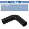 Motoforti 90 Degrees Elbow Coupler Silicone Hose 19mm to 19mm ID 4 Layers Cloth Intercooler Heater Turbocharger Air Intake Pipe Radiator Coolant Tube 5" l Black view 4