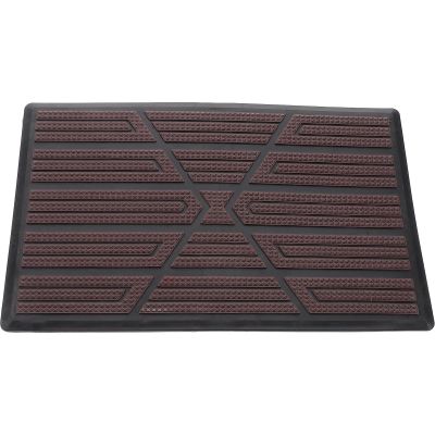 NUOBESTY Car Floor Mat Anti-Slip Heel Pad Universal Car Footrest Pedal Cover Non-Slip Rug Protector for Most Vehicles Interior Accessories