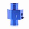 Zohisin Blue Metal Temp Joint Pipe Hose Temperature Sensor Adapter with 2 Stainless Steel Clamps Accurate Temperature Gauge for Most Cars Overheating and Diagnose Vehicle Problems Easily (01) view 1