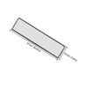 Veemoon Wide Car Rearview Mirror 300mm Flat Auto Interior Rearview Mirror Enlarged Field of View Vehicle Replacement Part for Cars and Trucks view 2