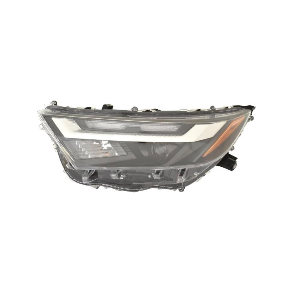 CarLights360 For Toyota RAV4 2022 2023 2024 Headlight Driver Side | CAPA | Chrome | Replacement For TO2502336, TO2502336C | 8117042D80, 114-12373L
