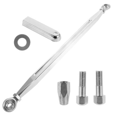 JEWEDECO Motorcycle Aluminum Alloy Shift Linkage Gear Shifter Lever Replacement for Touring Softail Dyna Compatible with Motorbike Controls and Accessories