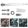 JEWEDECO Motorcycle Aluminum Alloy Shift Linkage Gear Shifter Lever Replacement for Touring Softail Dyna Compatible with Motorbike Controls and Accessories view 3