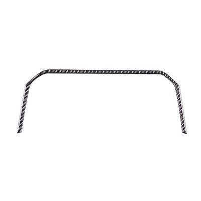 RURZTDAKM Soft Carbon Fiber Car Center Console Warning Light Frame Decorative Sticker for Toyota Tundra 2022 Car Interior Accessories 1PCS (Black Carbon Fiber)