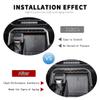 RURZTDAKM Soft Carbon Fiber Car Center Console Warning Light Frame Decorative Sticker for Toyota Tundra 2022 Car Interior Accessories 1PCS (Black Carbon Fiber) view 3