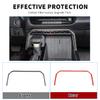 RURZTDAKM Soft Carbon Fiber Car Center Console Warning Light Frame Decorative Sticker for Toyota Tundra 2022 Car Interior Accessories 1PCS (Black Carbon Fiber) view 4