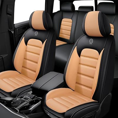 Cscevt Full Set Car Seat Covers Fit for Subaru WRX 2015-2025,Black+Orange