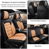 Cscevt Full Set Car Seat Covers Fit for Subaru WRX 2015-2025,Black+Orange view 2