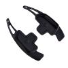 Auto Sports Larger Paddle Shifter Extensions for Mercedes-Benz E-Class 2016-2020, Car Adhesive Trim Interior Steering Wheel Accessories,Black view 1