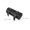 INOOMP Motorcycle Tool Storage Bag Metal Buckle Universal Black Handlebar and Tail Bag for Motorbike Riding Equipment for Cruiser and Electric Bikes view 2