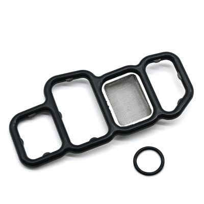 15826RNAA01 Variable Valve Timing VVT VTEC Solenoid Filter Gasket 1.3L 1.5L 1.8L 2.0L 2.4L 3.5L Compatible with Acura ILX 13-15 Compatible with Honda Accord 14-19 HR-V HRV 16-19 Civic Replaces 917-174