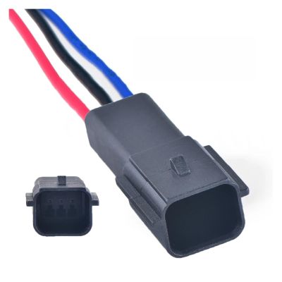 Automotive connector accessories 3 Pin Automotive connector Car reversing radar harness Socket(Male with wires)