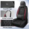 Bemony Car Seat Cover Fit for Toyota Camry 2012-2026 Black Red view 2