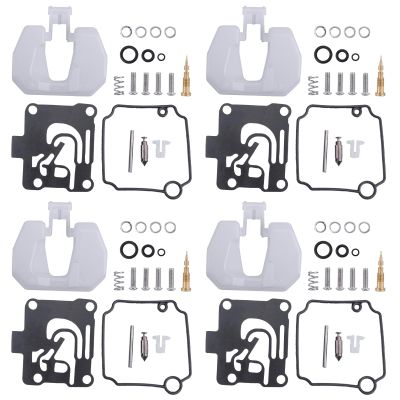 4PCS Carburetor Repair Carb Rebuild Kit for Yamaha 4-Str 40 50 HP