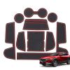 KOOGEN Center Console Pads for 2020-2026 Mazda CX30 10Pcs Red view 1