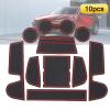 KOOGEN Center Console Pads for 2020-2026 Mazda CX30 10Pcs Red view 2