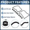 ACROPIX Valve Cover Gasket Set for Subaru Crosstrek 2016 2017 2.0L Engine Valve Cover Gasket Replacement Kit Replace VS50830R view 4