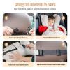 FLORICH Kids Travel Pillow, Car Sleeping Travel Pillow for Kids, Removable H-Shaped Pillow for Adults and Children to Support Head and Body Road Trips with Neck Pillow and Blanket (Beige White) view 4