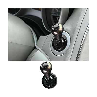 SWPHRT Car Push Start Button Joystick, Cool Metal Vehicles Engine Ignition Button Cover Joystick, Automotive Interior Starter Stop Protector Rocker Decor, Universal for Van Truck SUV (Gray)