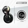 SWPHRT Car Push Start Button Joystick, Cool Metal Vehicles Engine Ignition Button Cover Joystick, Automotive Interior Starter Stop Protector Rocker Decor, Universal for Van Truck SUV (Gray) view 2