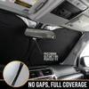 for Hyundai Elantra Sun Shade Windshield Cover - Custom Fit Elantra Accessories 2011-2016 Sunshade Foldable UV Protection & Heat Shield Sun Visor Accessories view 2