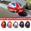 Rearview Side Mirror Covers Fits for Mini For Cooper For One S JCW F56 F55 Accessories 2014-2019 Union Jack Door Rear View Mirror Covers Stickers Wing Mirror Cover Caps(Gold Jack)(Black Jack) view 3