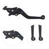 bskkw 1 Pair Black Motorcycle Brake Clutch Levers, CNC Aluminum Alloy Handle Set for Scooter Motorbike, Adjustable Replacement Parts view 3