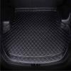 Car Boot Liner for Land Rover Evoque (Convertible) 2016-2024, Leather Waterproof Anti-Scratch Anti-Slip Auto Rear Trunk Carpet Protector Pad,Black view 1