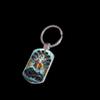 Stainless Steel Radha Krishna Keyring Keychain For Bike Car Home Office (Design-4) view 3