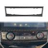 Real Premium Carbon Fiber Car Interior Stickers Air Conditioner Panel Accessories Compatible with Nissan Altima 2013 2014 2015 2016 2017 2018 Black 1PCS view 1