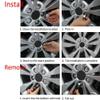 Car Wheel Nut Caps for Land Rover Discovery 3, Lug Nuts Covers Bolt Cap Auto Hub Screw Protector Cars Tire Rims Nut Exterior Protection Decoration,A/Black-A/17mm view 3