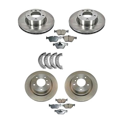 ZSYXGTAL Brake Rotor Pad Front Rear Ceramic 8pcs for BMW 128i 2008-2013