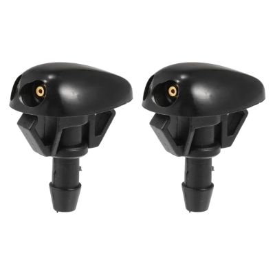 2Pcs Car Windshield Water Jet Nozzle Compatible with fit for Navara D22 D40 (1998-2015) - Windshield Washer Fluid Spray Jets