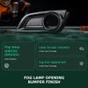 GGDZTMNB Fog Light Cover Iron for Jeep Wrangler 2007-2016 view 3