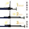 ANLULOAD Aluminum Heavy Duty Cargo Bar,44 to 74 in Adjustable Stabilizer. view 3