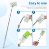 Didiseaon 2 Pcs Telescopic Card Grabber, Parking Payment Rod Stick Extension, Plastic Toll Pass Holder for view 2